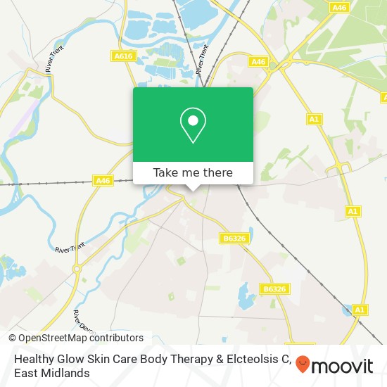 Healthy Glow Skin Care Body Therapy & Elcteolsis C map
