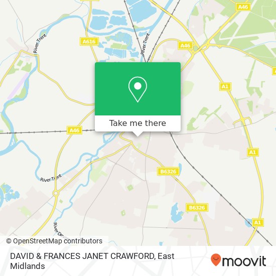 DAVID & FRANCES JANET CRAWFORD map