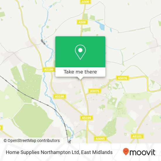 Home Supplies Northampton Ltd map