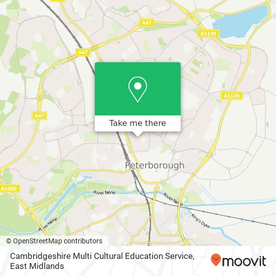 Cambridgeshire Multi Cultural Education Service map