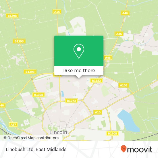 Linebush Ltd map