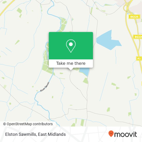 Elston Sawmills map