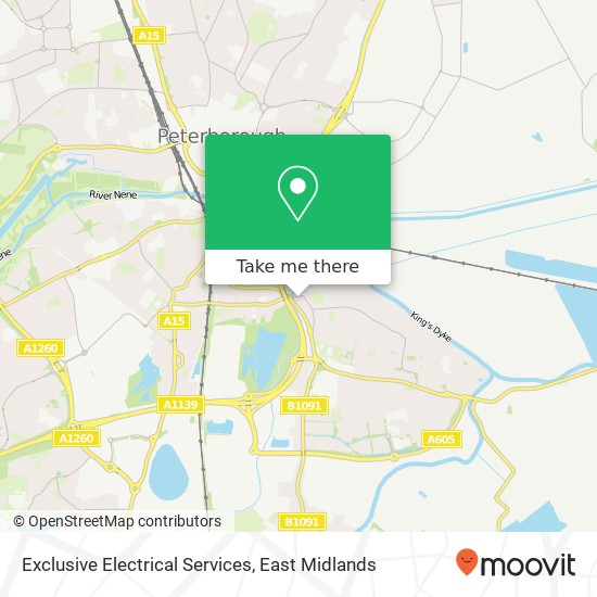 Exclusive Electrical Services map