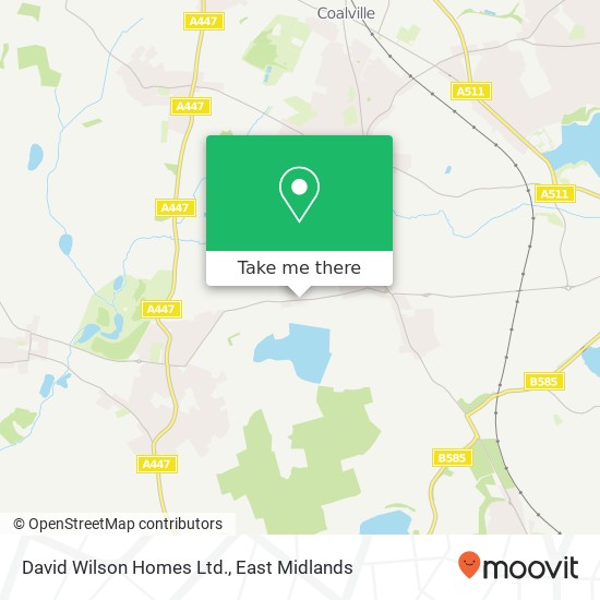 David Wilson Homes Ltd. map