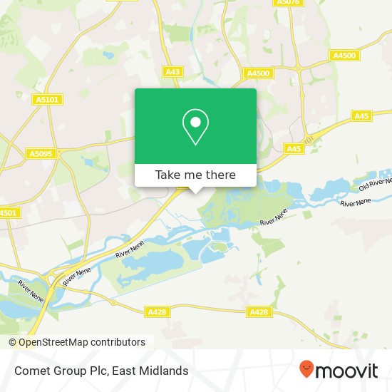 Comet Group Plc map