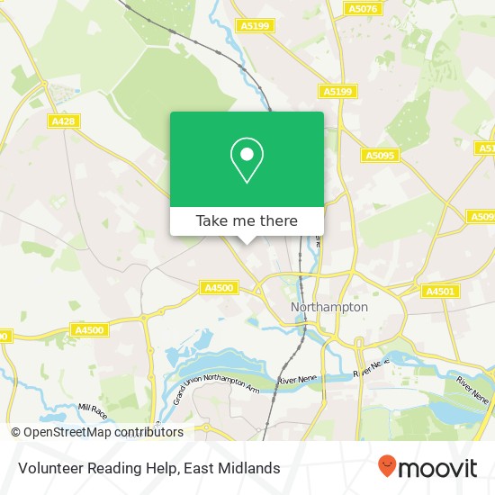 Volunteer Reading Help map
