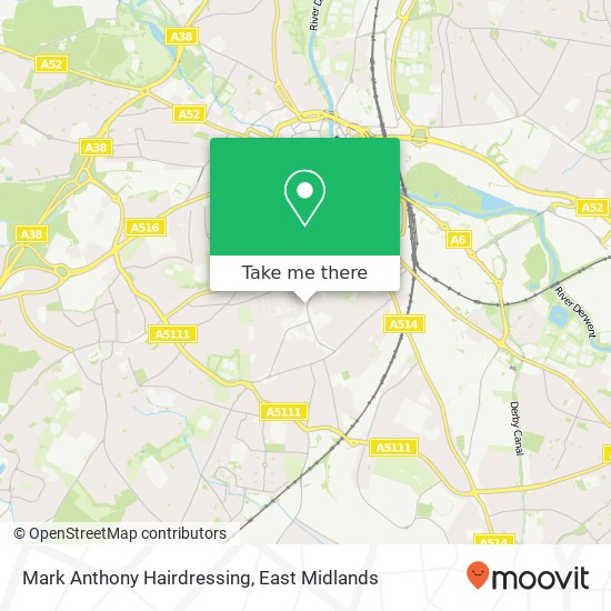 Mark Anthony Hairdressing map