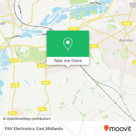 PAV Electronics map