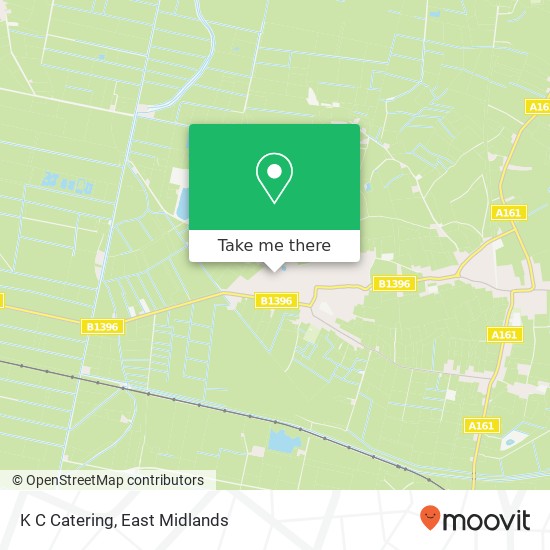K C Catering map