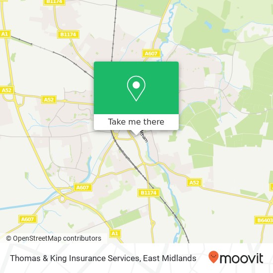 Thomas & King Insurance Services map