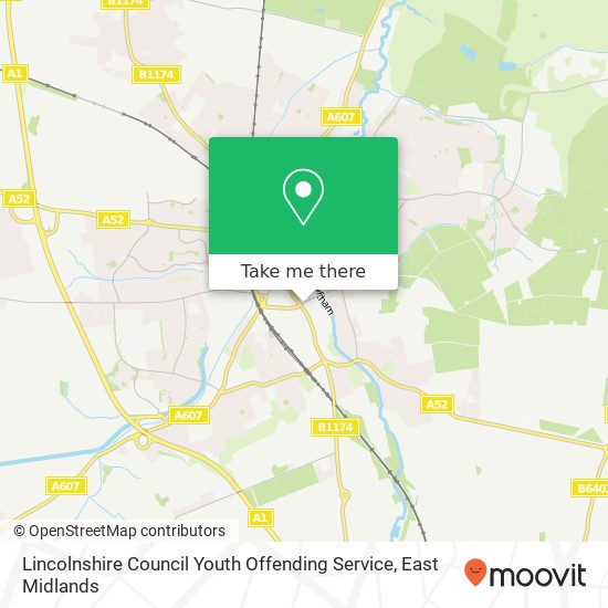 Lincolnshire Council Youth Offending Service map