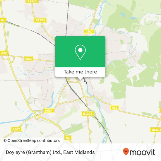Doyleyre (Grantham) Ltd. map