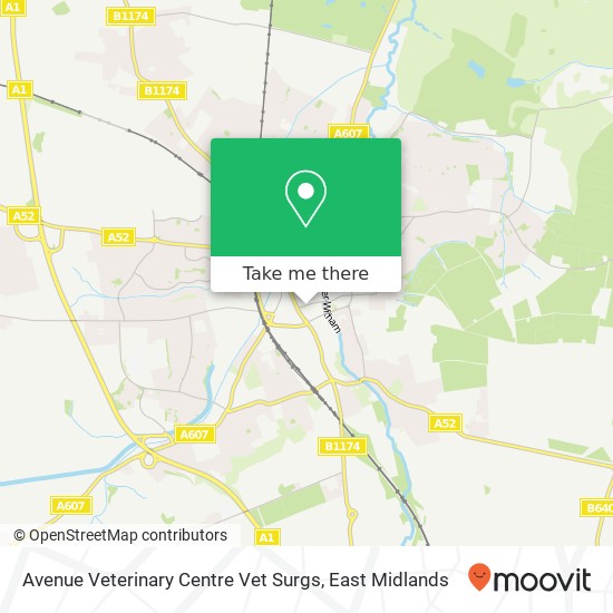 Avenue Veterinary Centre Vet Surgs map