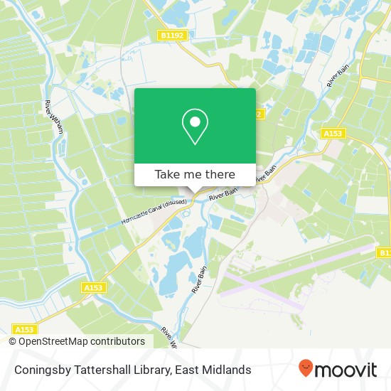 Coningsby Tattershall Library map