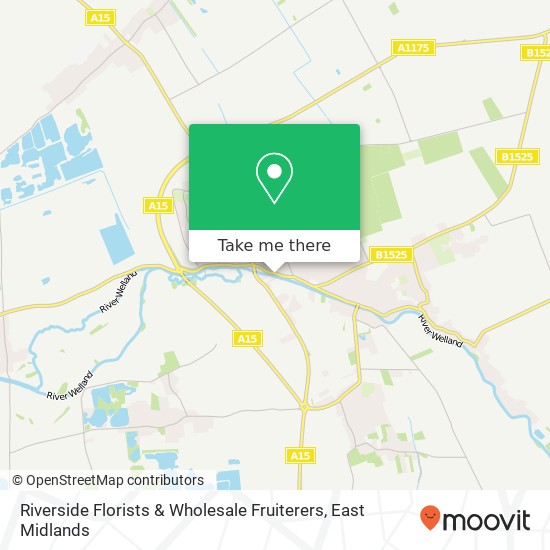 Riverside Florists & Wholesale Fruiterers map