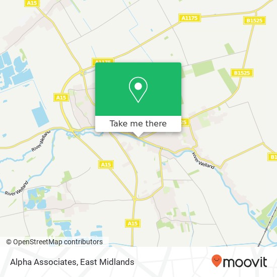 Alpha Associates map