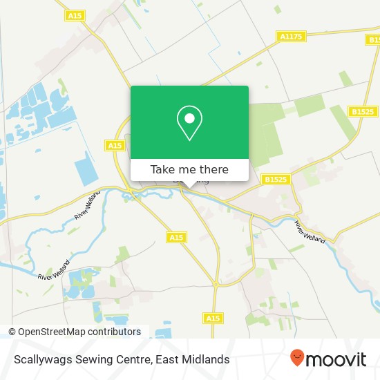 Scallywags Sewing Centre map