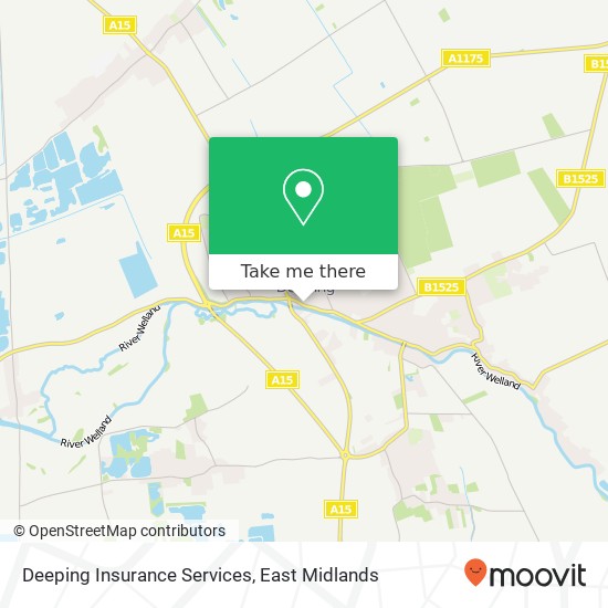 Deeping Insurance Services map