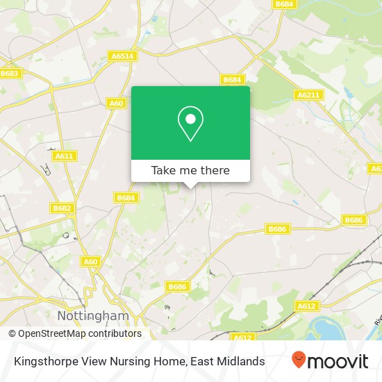 Kingsthorpe View Nursing Home map
