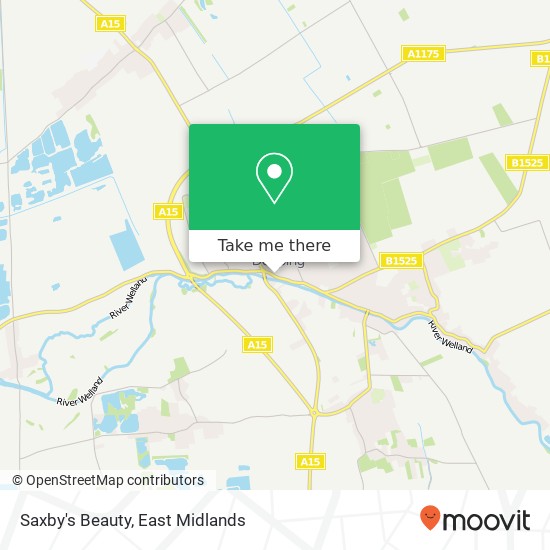 Saxby's Beauty map