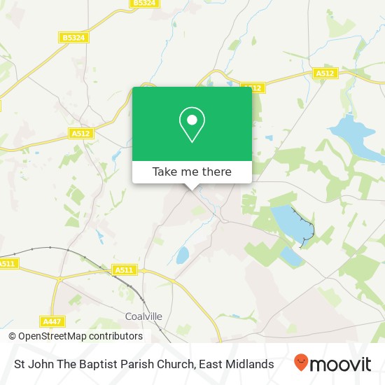 St John The Baptist Parish Church map