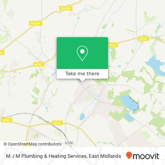 M J M Plumbing & Heating Services map