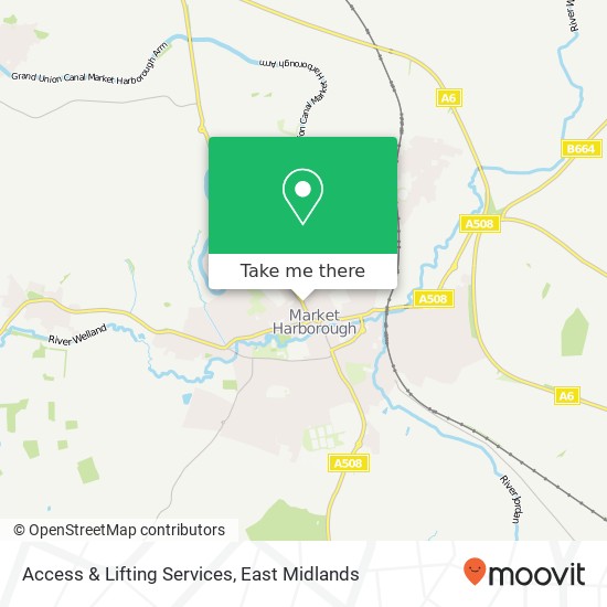 Access & Lifting Services map