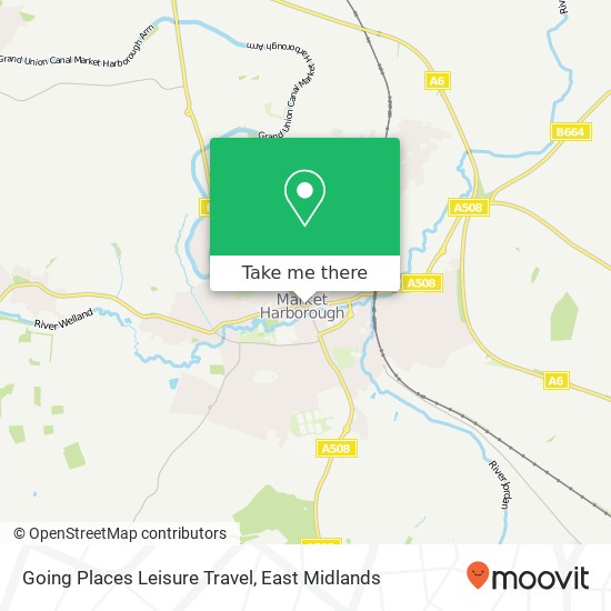 Going Places Leisure Travel map