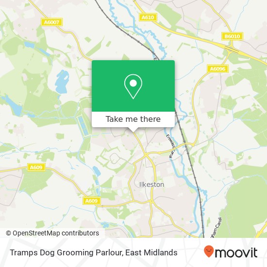 Tramps Dog Grooming Parlour map