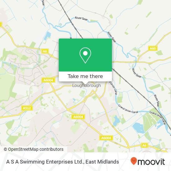 A S A Swimming Enterprises Ltd. map