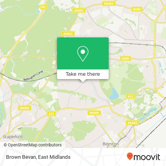 Brown Bevan map