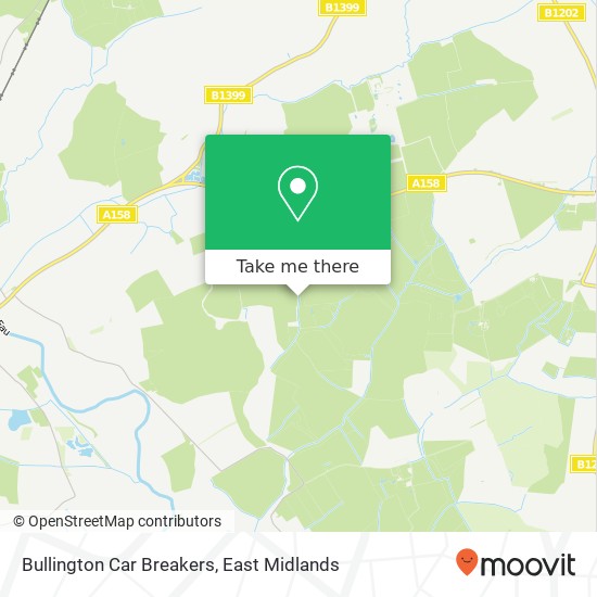 Bullington Car Breakers map