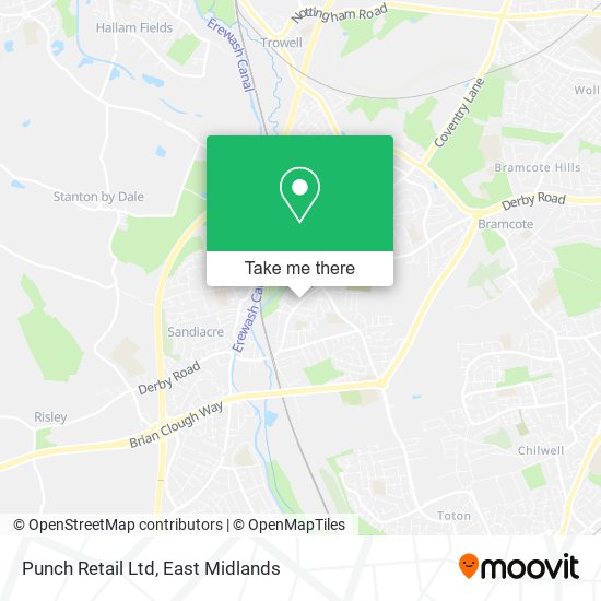 Punch Retail Ltd map