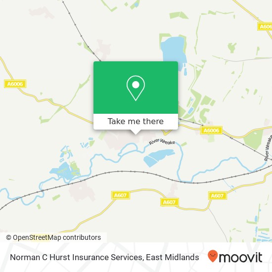 Norman C Hurst Insurance Services map