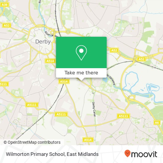 Wilmorton Primary School map