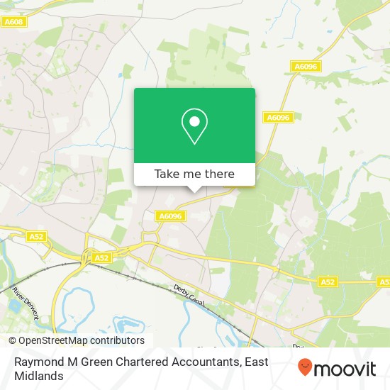 Raymond M Green Chartered Accountants map