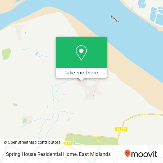 Spring House Residential Home map