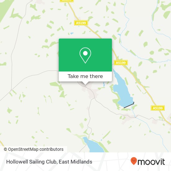Hollowell Sailing Club map