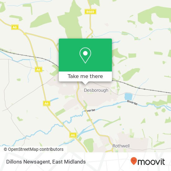 Dillons Newsagent map