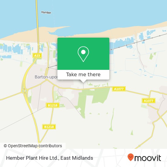 Hember Plant Hire Ltd. map