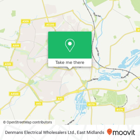 Denmans Electrical Wholesalers Ltd. map