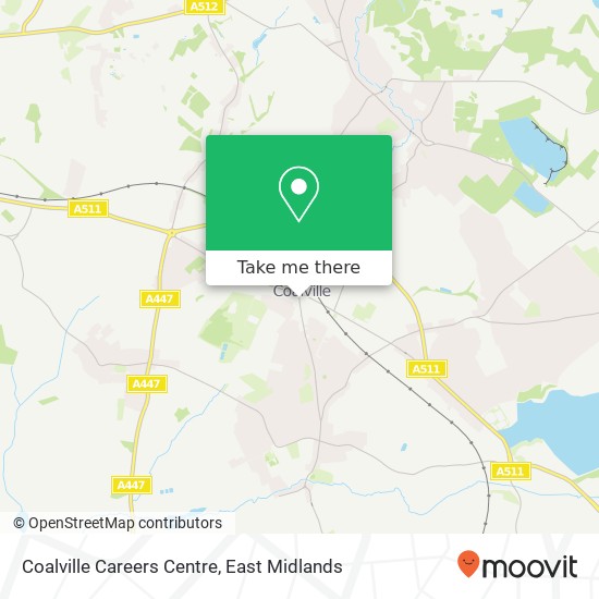 Coalville Careers Centre map