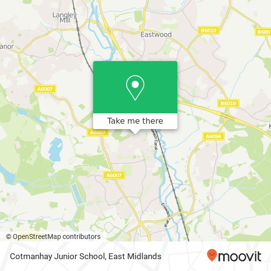 Cotmanhay Junior School map