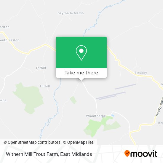 Withern Mill Trout Farm map