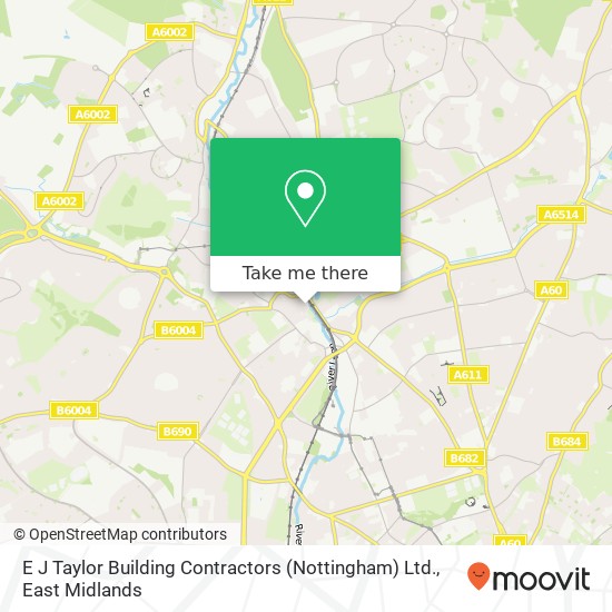 E J Taylor Building Contractors (Nottingham) Ltd. map