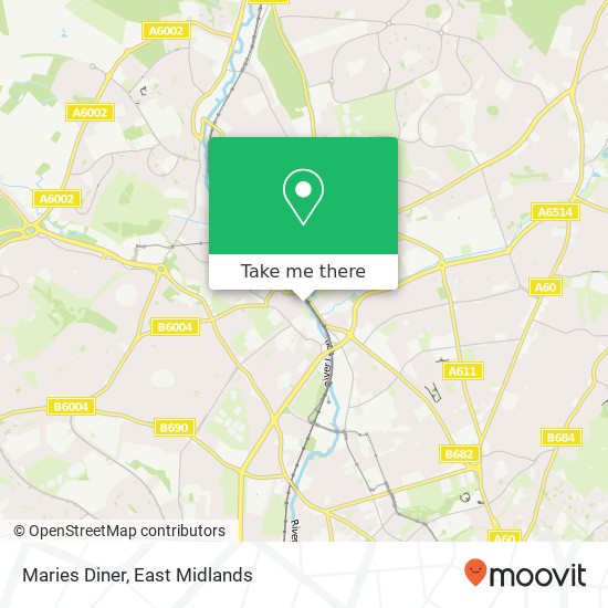 Maries Diner map