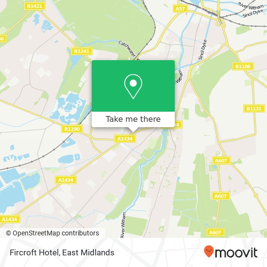 Fircroft Hotel map