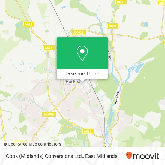 Cook (Midlands) Conversions Ltd. map