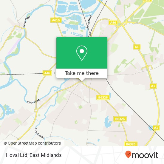 Hoval Ltd map
