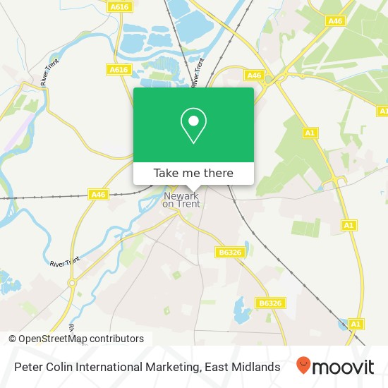 Peter Colin International Marketing map